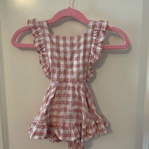 Numi pinafore dress. 6-12 months